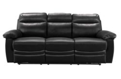 Collection New Paolo Large Power Recliner Sofa - Black